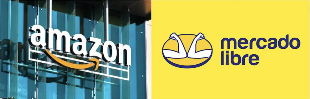 Amazon y Mercado Libre. Fotos: Internet