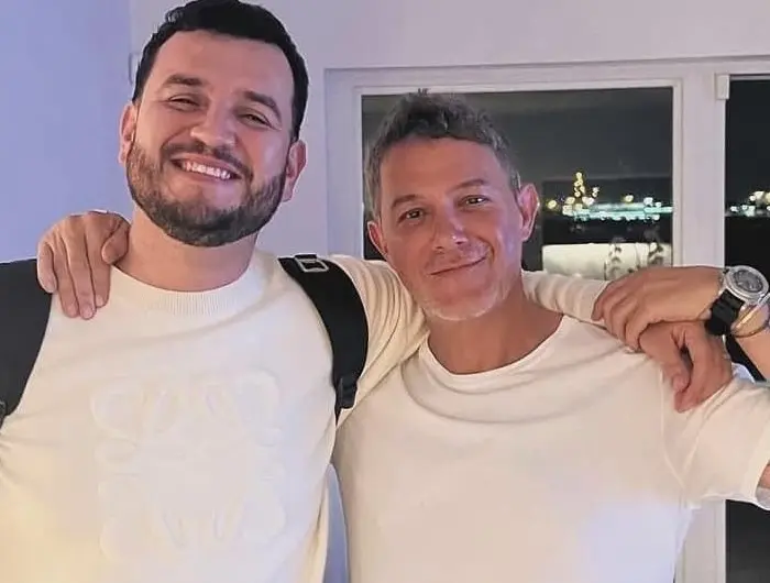 Edén Muñoz y Alejandro Sanz podrían sacar próximamente un tema juntos Foto: Instagram