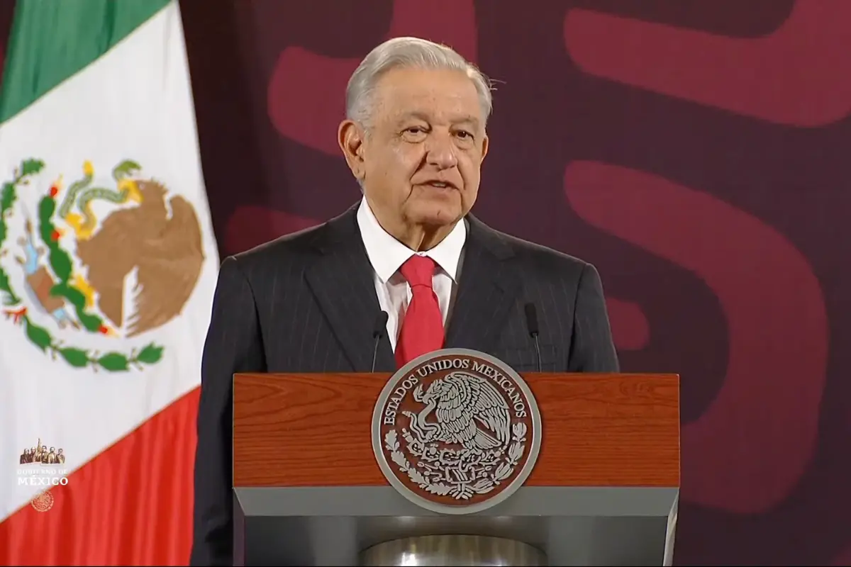 El presidente Andrés Manuel López Obrador en conferencia matutina del 21 de febrero de 2024. Fuente: YouTube