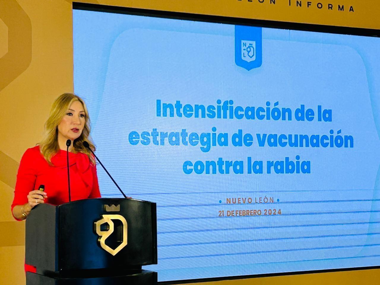 Se indicó que en 2023 la meta de aplicación en la vacuna contra la rabia en perros y gatos fue de 600 mil dosis. Foto: Secretaría de Salud.