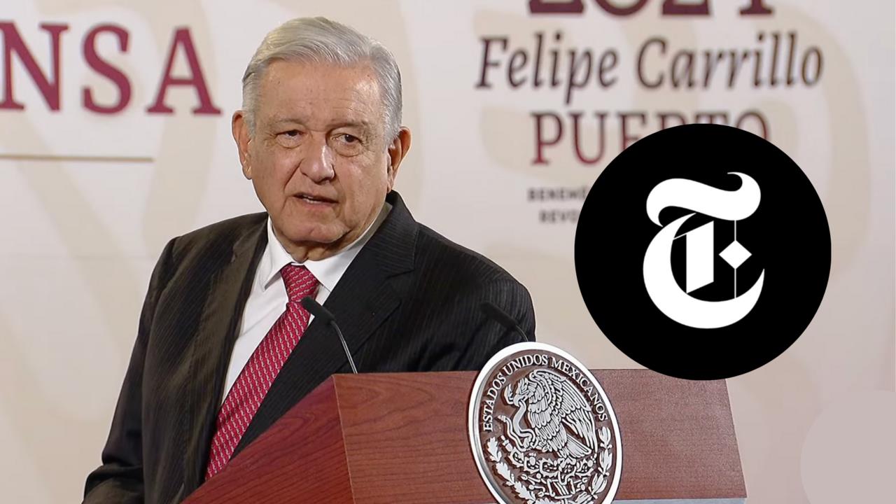 AMLO adelanta y niega acusaciones del The New York sobre dinero del narcotráfico. Foto: Especial