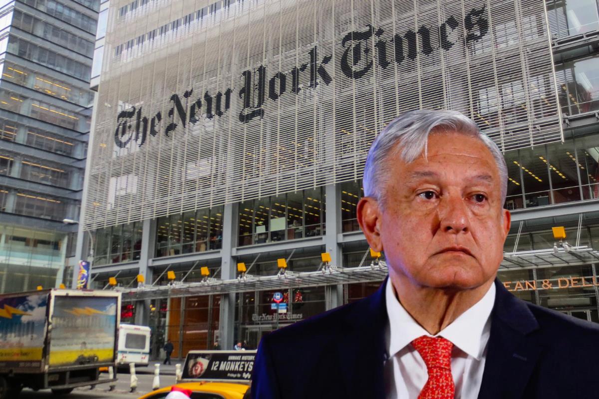 Ante críticas AMLO defiende revelar número de periodista del New York Times. Foto: Especial