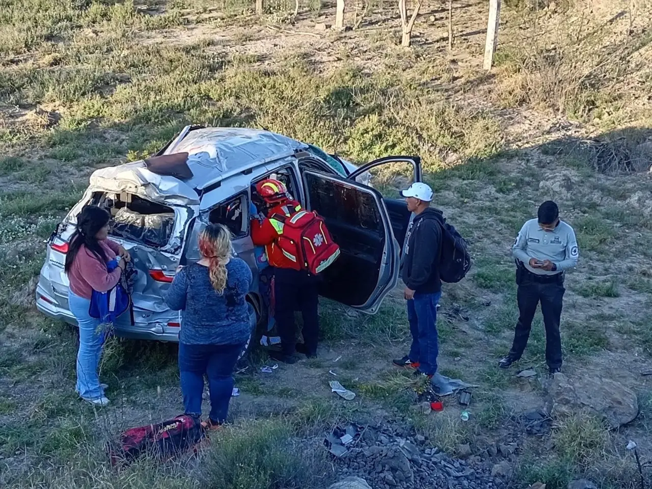 Los hechos ocurrieron cerca del kilómetro 16   500. (Fotografía: Redes sociales)