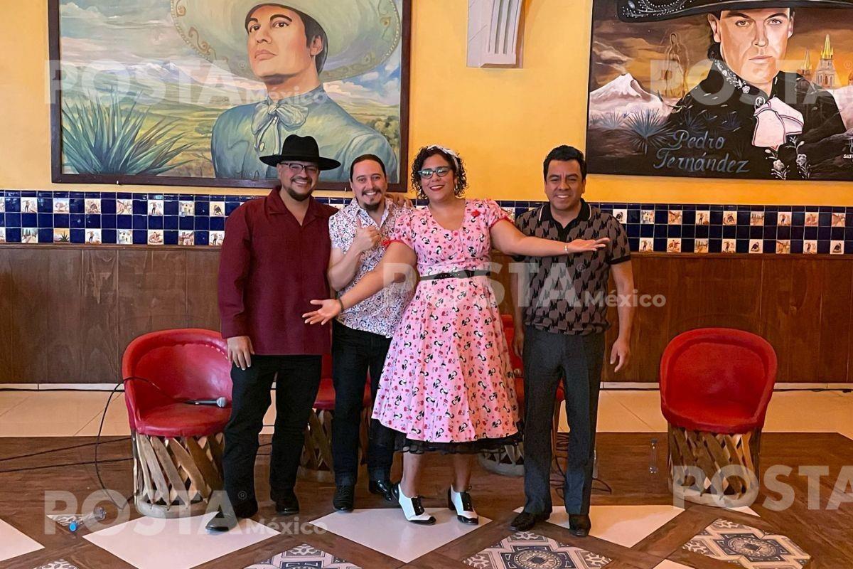 Grupo La Santa Cecilia en el bar Tenampa de la CDMX Foto: Fernanda Sánchez/POSTA México