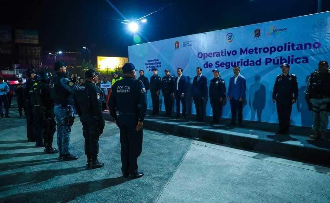 Inicia Operativo Metropolitano en Valle de Toluca. Foto: @Juan Maccise 