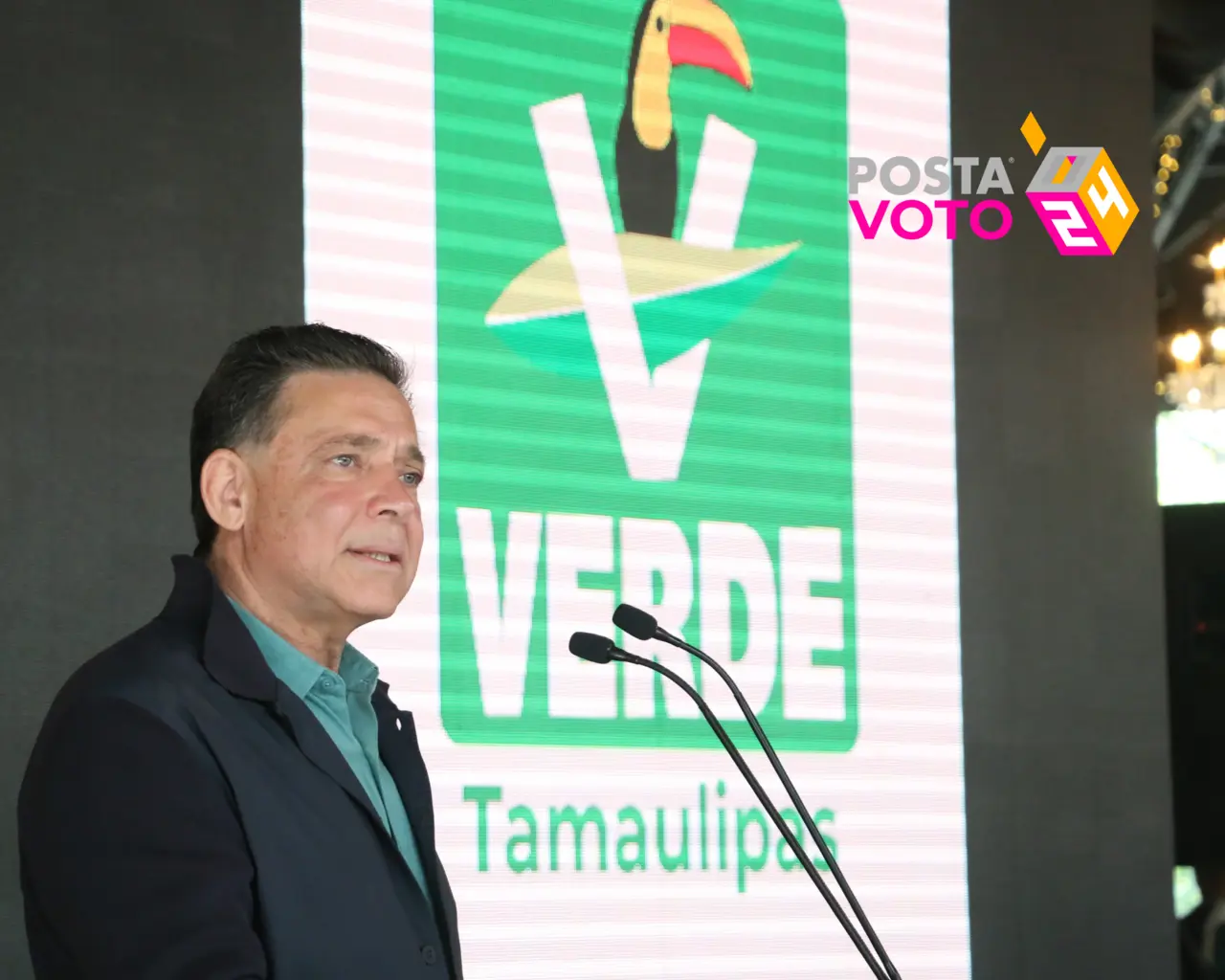 Eugenio Hernández Flores, candidato a Senador por el Partido Verde. Foto: Eugenio Hernández