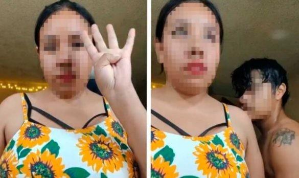 En plena transmisión, mujer pide apoyo tras sufrir violencia por parte de su pareja. Foto: Especial