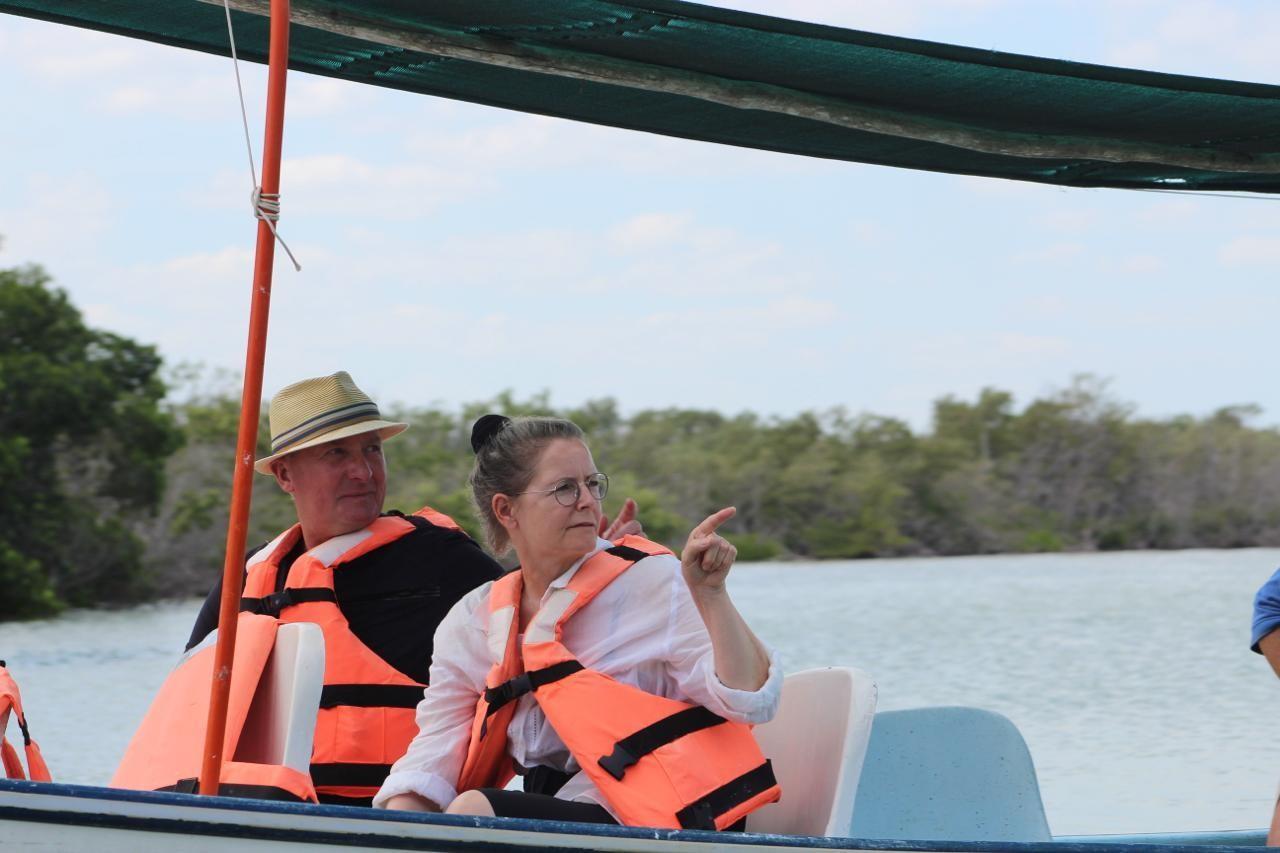 Guías de turistas en Río Lagartos señalan que durante el primer trimestre del año la afluencia de visitantes nacionales y locales es baja pero la visita de turistas internacionales ayuda a mantener la actividad.- Foto de Héctor Guarepo