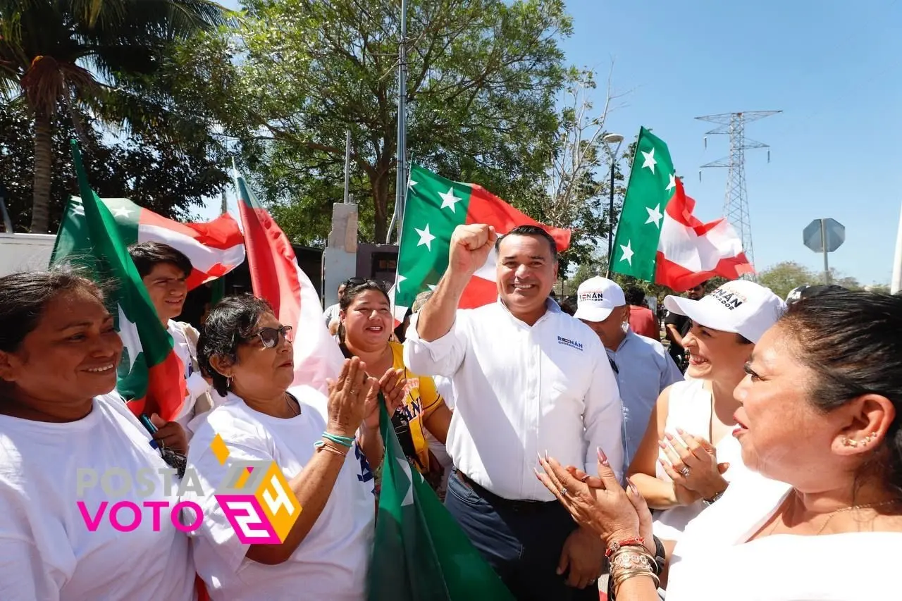 Renán Barrera Concha realizó una visita a la zona La mielera en Mérida. Foto: Cortesía