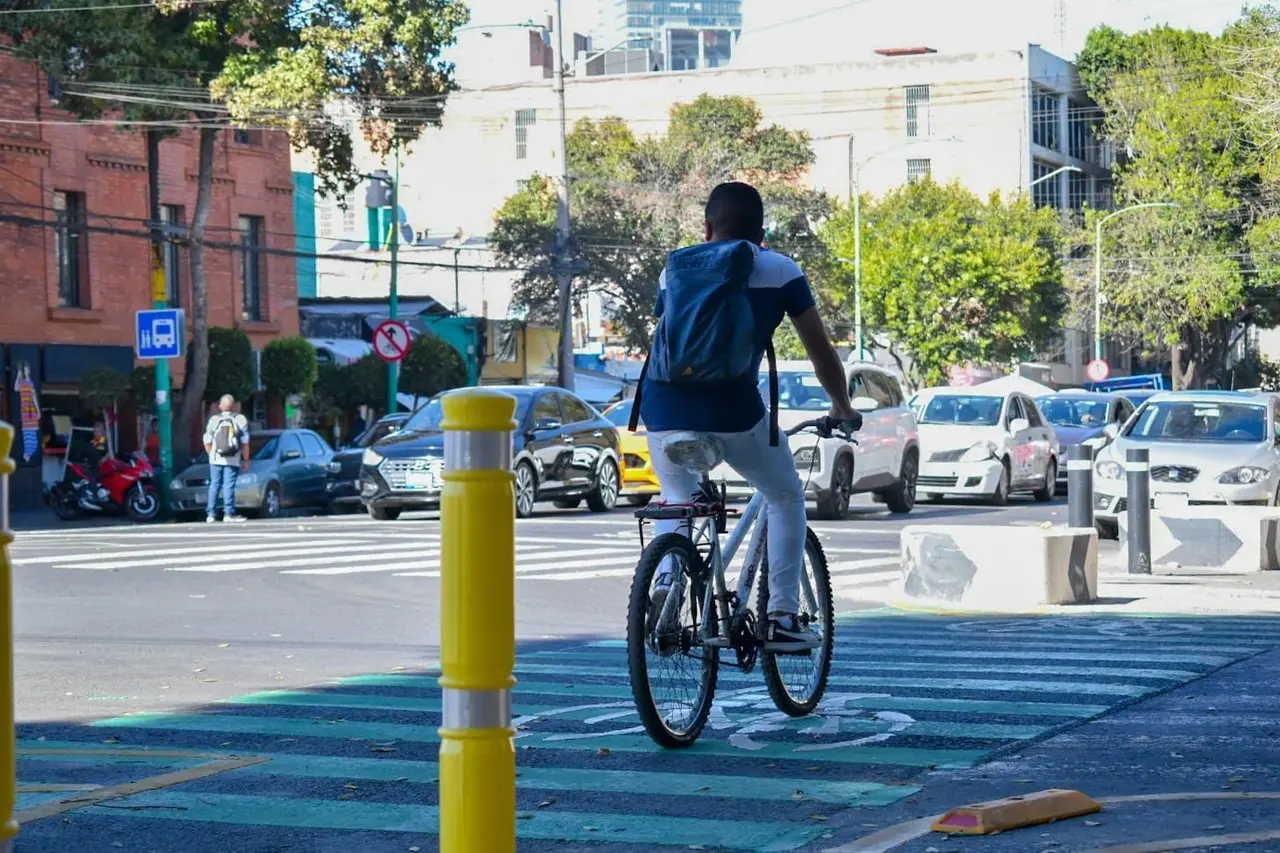 ¿Eres ciclista?, estas son las nuevas ciclovías en la CDMX. Foto: @LaSEMOVI