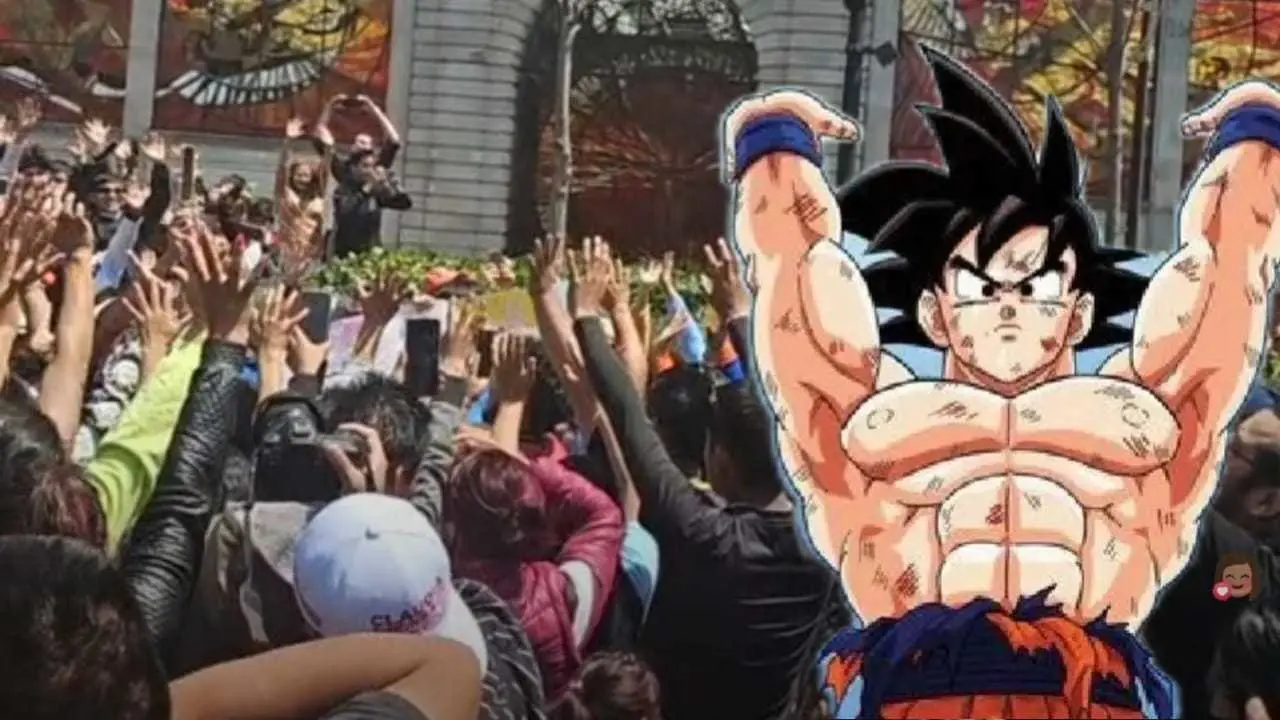 Última Genkidama en honor a Toriyama en Toluca. Foto: Especial