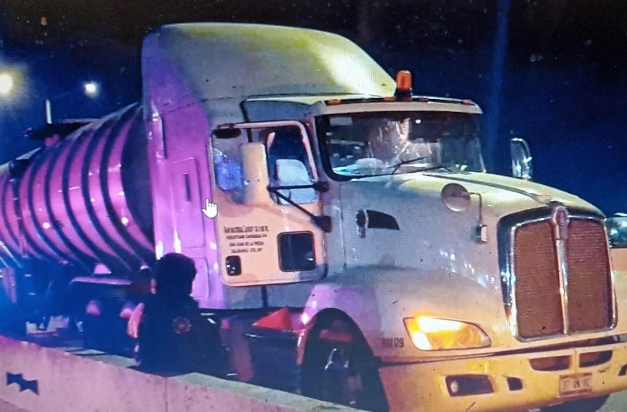 El incidente tuvo lugar en el Periférico, a la altura de la Carretera Miguel Alemán, después de una caseta de cobro. Foto: Redes Sociales.