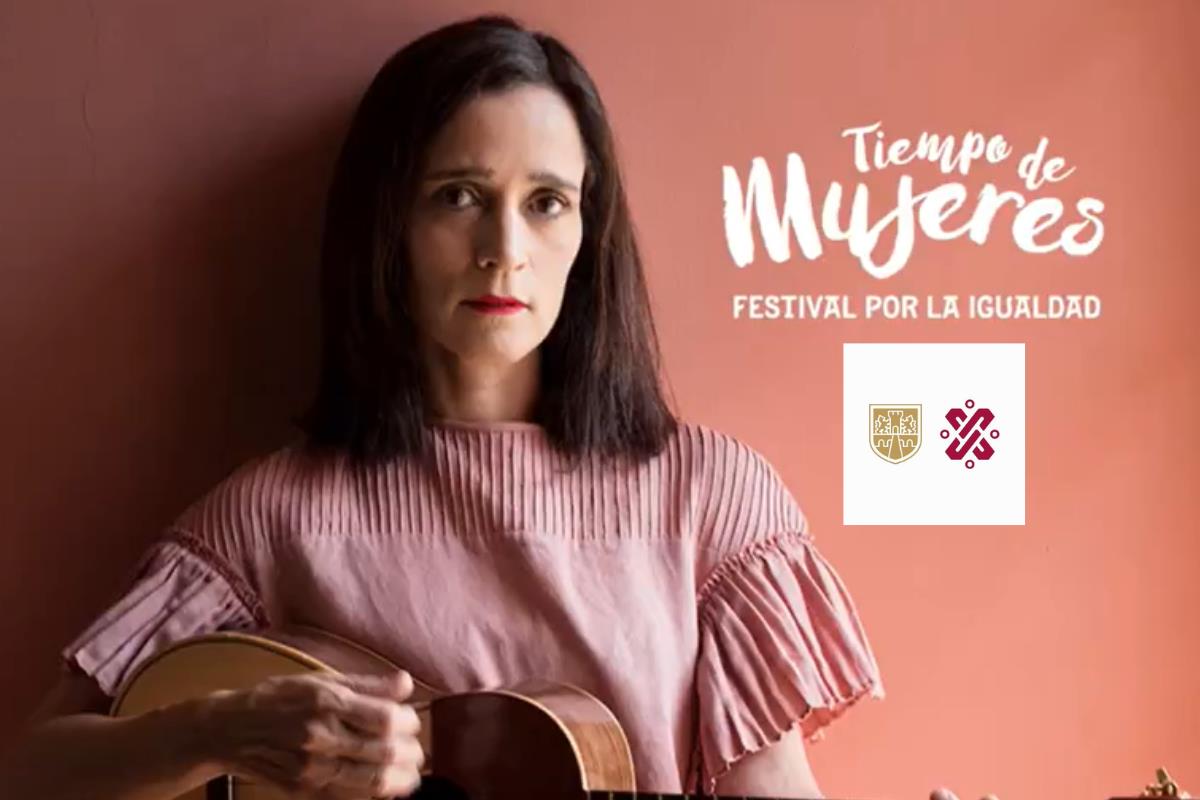 Julieta Venegas, Festival por la igualdad. Foto tomada de: @SeGobCDMX