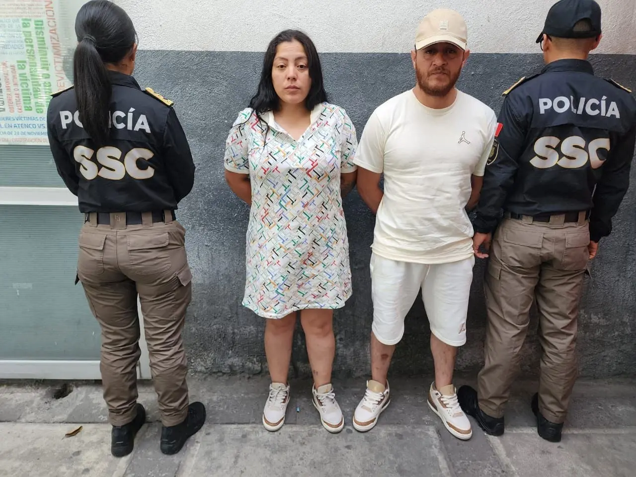 Detienen a pareja de presuntos cabecillas de “La Unión Tepito