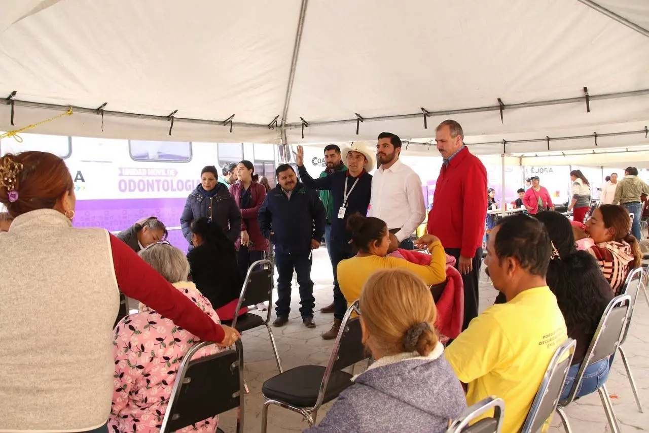 El alcalde Ramiro Durán destacó la importancia de la colaboración entre autoridades y la comunidad. (Fotografía: Gobierno de Arteaga)