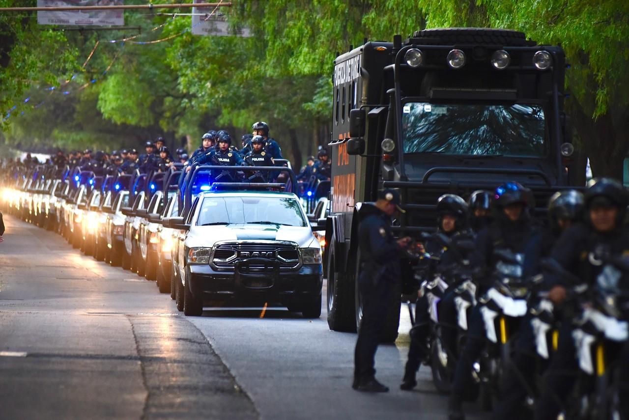 Operativo conjunto en Azcapotzalco: Más de mil 500 elementos presentes. Foto: @GobCDMX