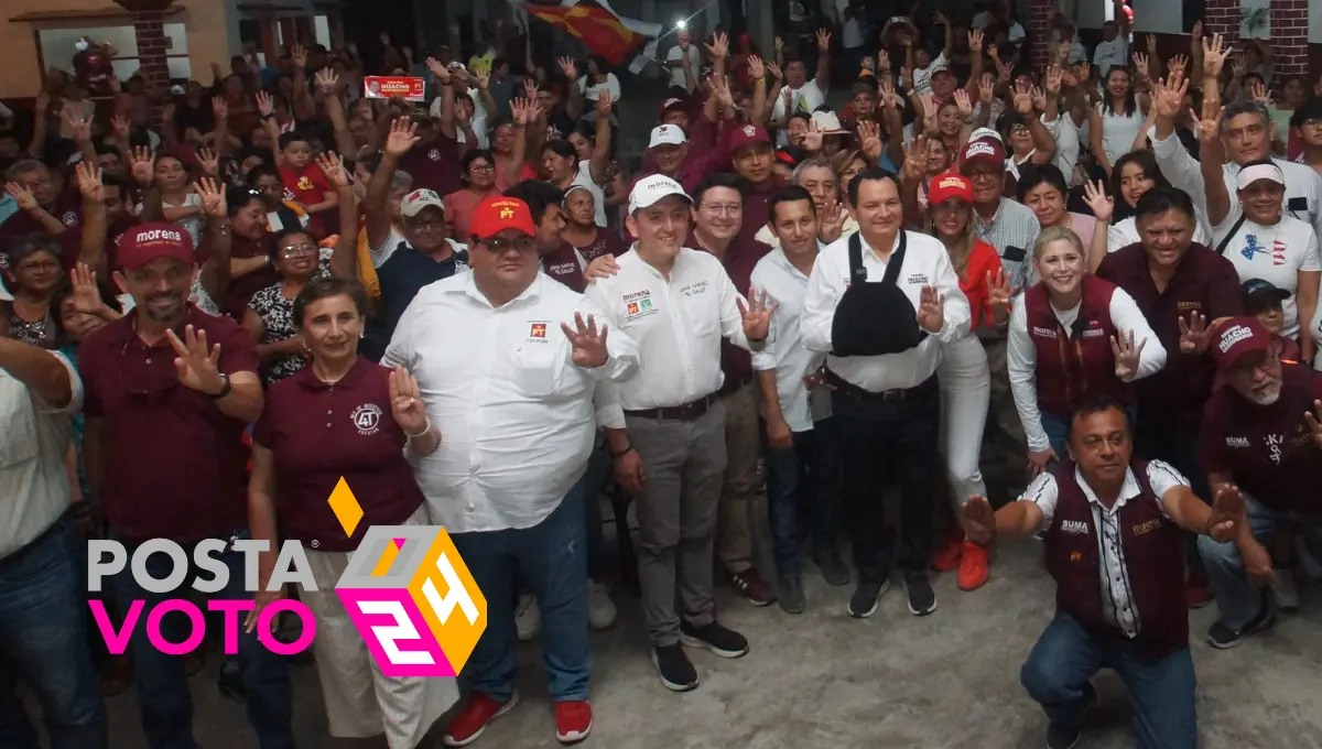 Huacho Díaz Mena también visitó Cuzamá y Tecoh Fotos: Cortesía