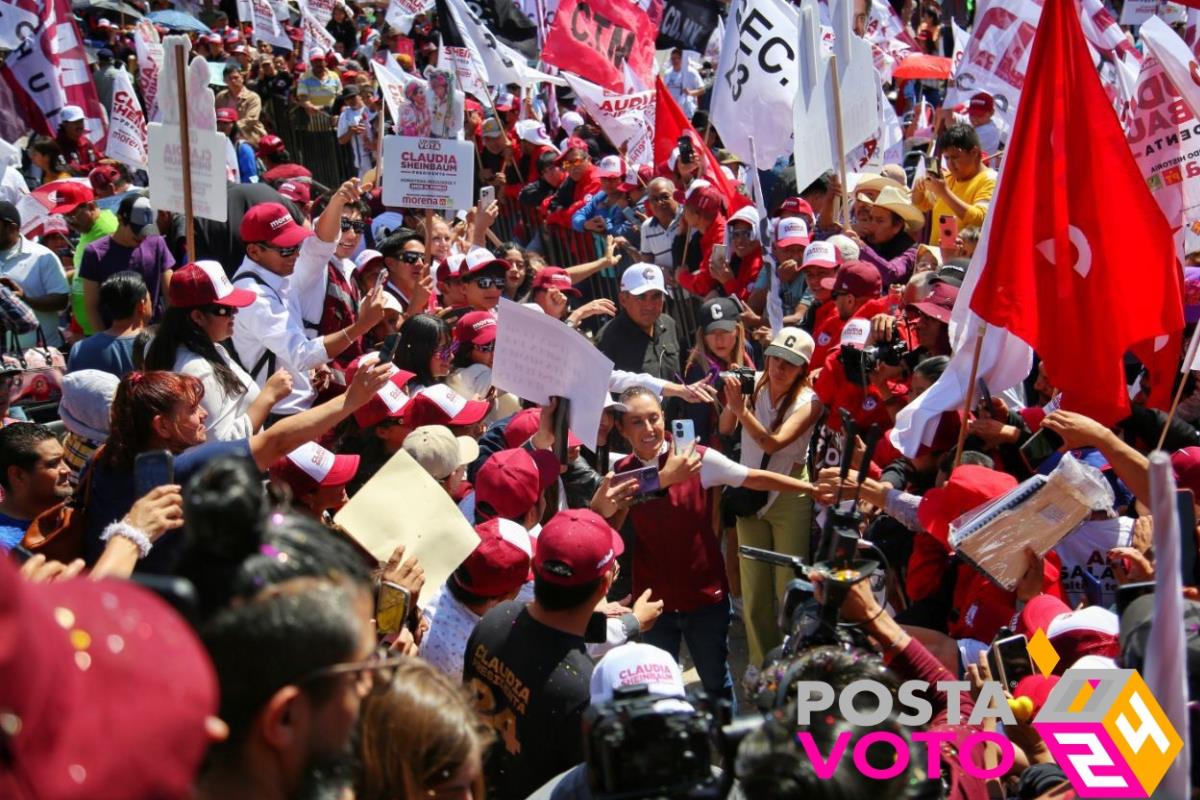 Claudia Sheinbaum en Coahuila. Foto tomada de: POSTA MÉXICO.