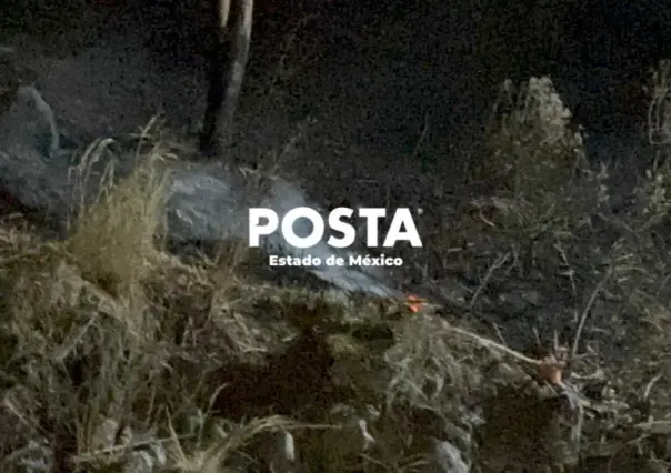 Sofocan incendio en la Sierra de Guadalupe en Tultitlán (VIDEO)