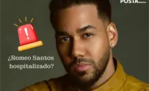 ¿Romeo Santos en el hospital?