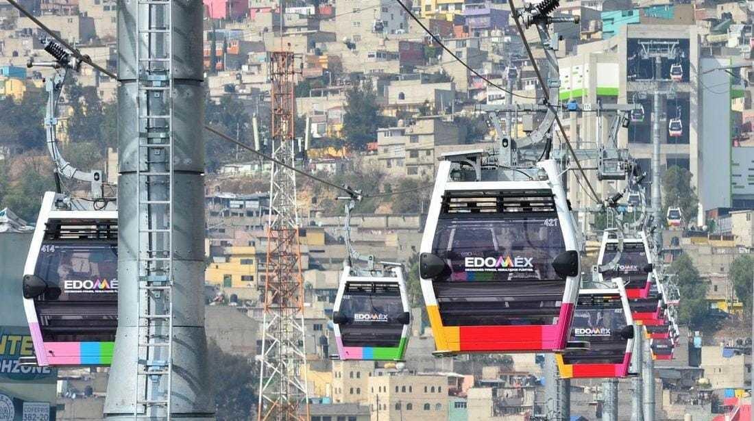 Mexicable de Naucalpan, la segunda línea más larga del país. Foto: Especial