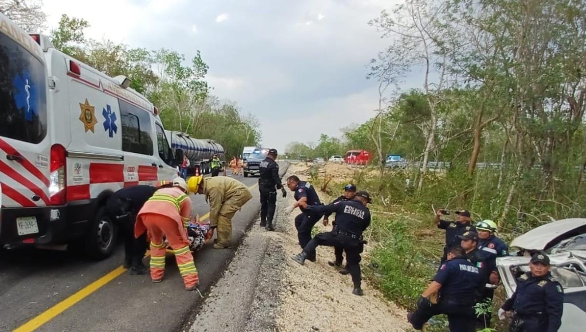 El accidente dejó otros cinco lesionados Fotos: Redes Sociales