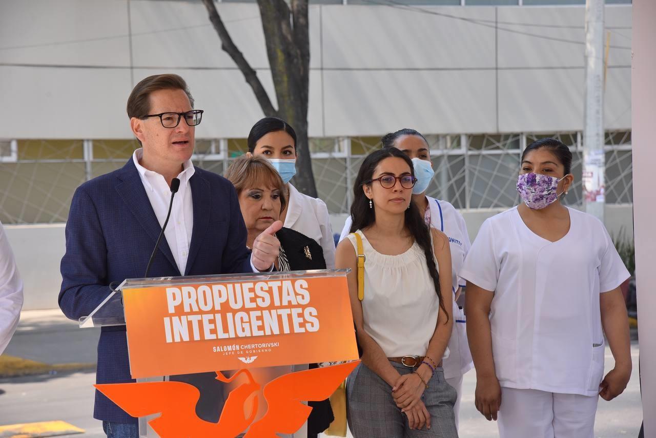 Previo al Eclipse, Chertorivski dio a conocer sus propuestas de salud para CDMX.      Foto: @Chertorivski