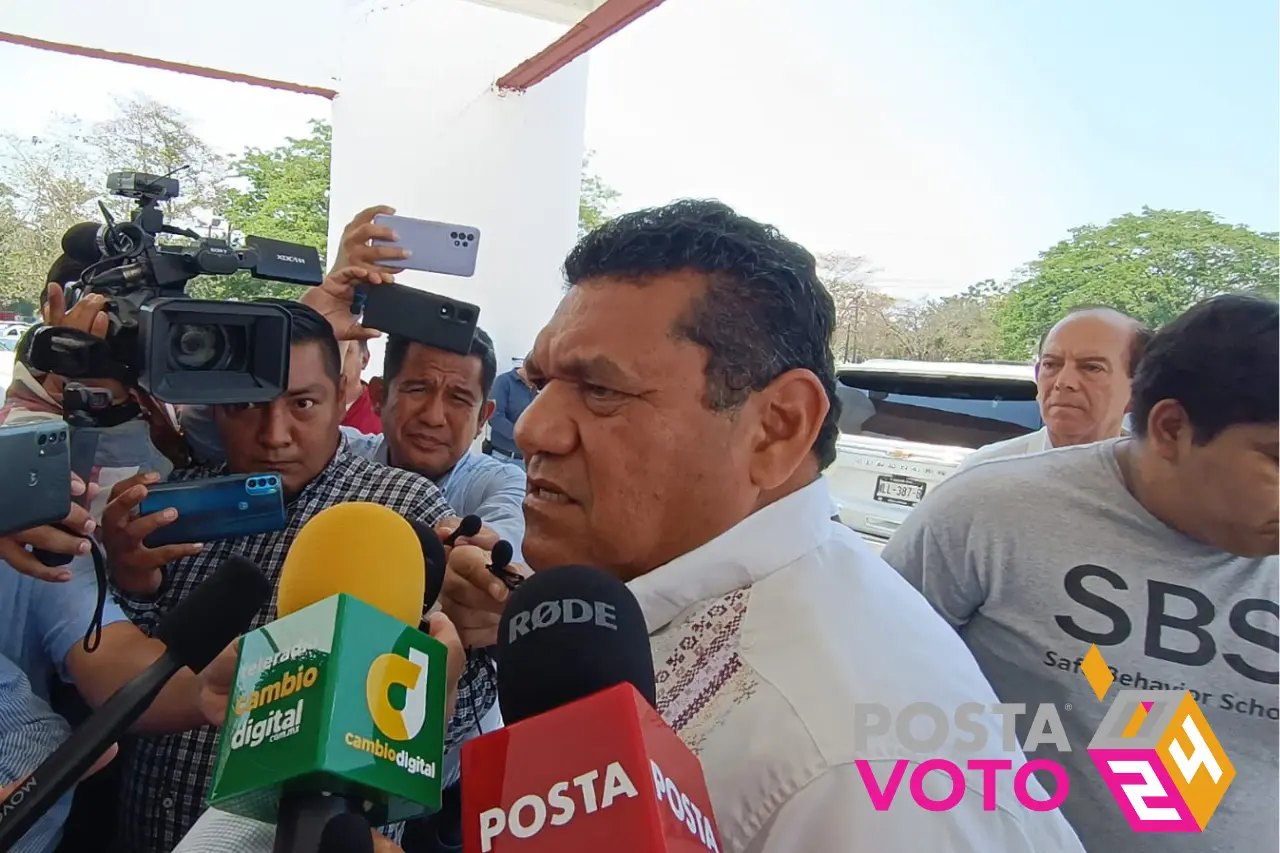 Javier May Rodríguez, se comprometió este lunes a modernizar el transporte público en el estado. Foto: Armando de la Rosa / POSTA