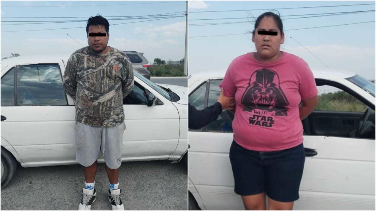 Detienen a pareja por robo de vehículo en Juárez. Foto. Cortesía