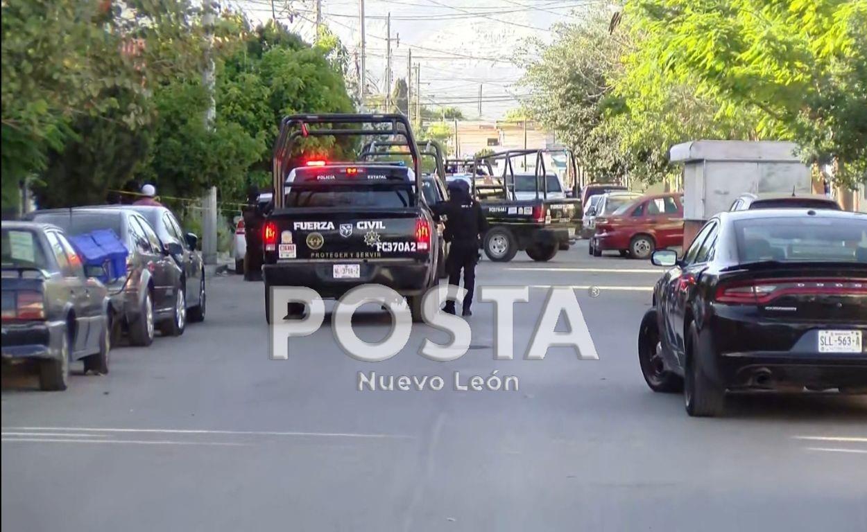 El evento violento fue descubierto por las autoridades en una propiedad cercana al cruce de Freud y Fabre, en la colonia Barrio La Moderna de Monterey. Foto: Raymundo Elizalde.