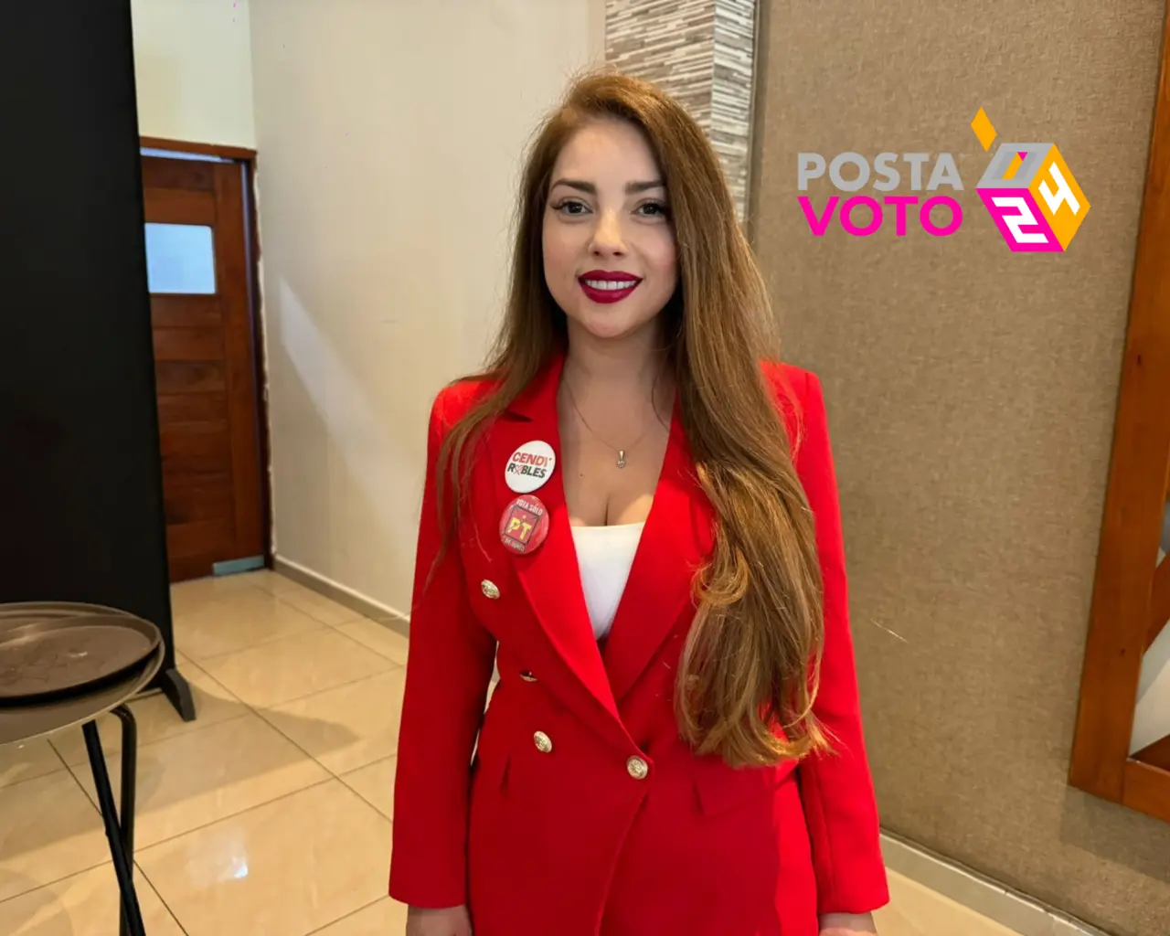 Cendy Robles, candidata al Senado por PT. Foto: Axel Hassel