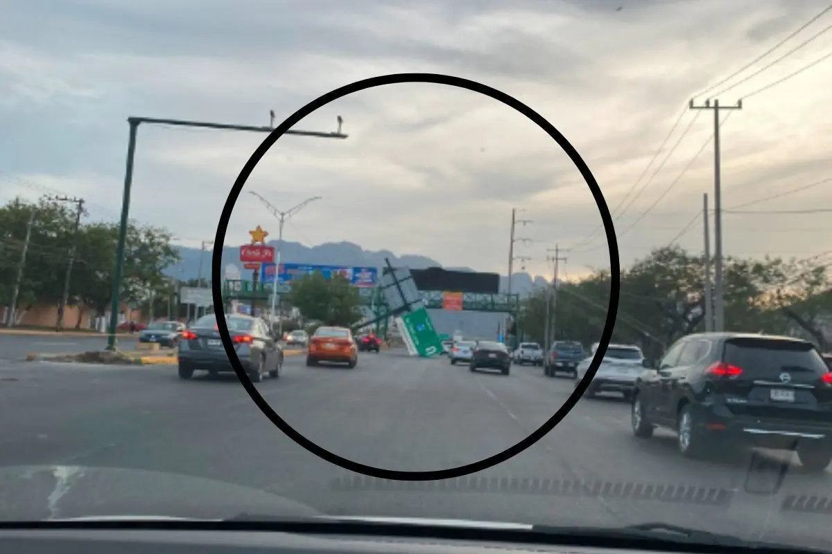 El señalamiento obstruyó al menos dos carriles de la avenida Pablo Livas. Foto: X @Cicmty