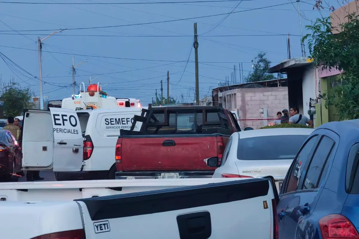 Autoridades acuden a incendio reportado en Reynosa, Foto: X (Twitter) @DoraAliciadeC