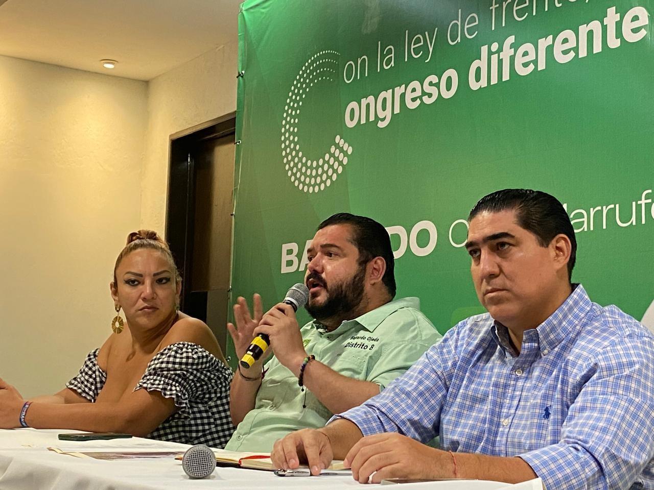 Bayardo Ojeda Marrufo, en rueda de prensa. Foto: Alejandra Vargas