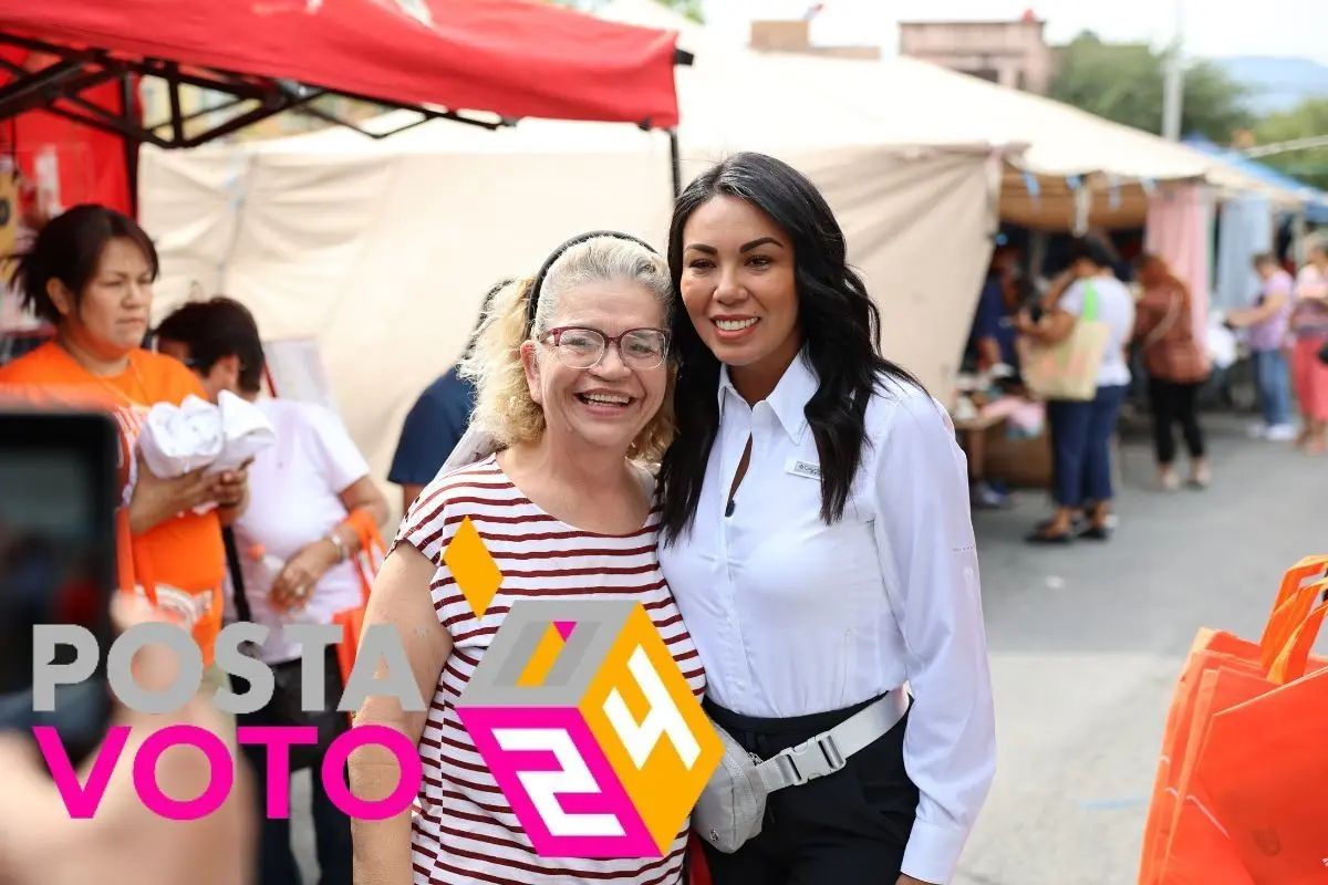 Ale Morales compartiendo su propuesta de Patrulla Escolar. Foto: Movimiento Ciudadano