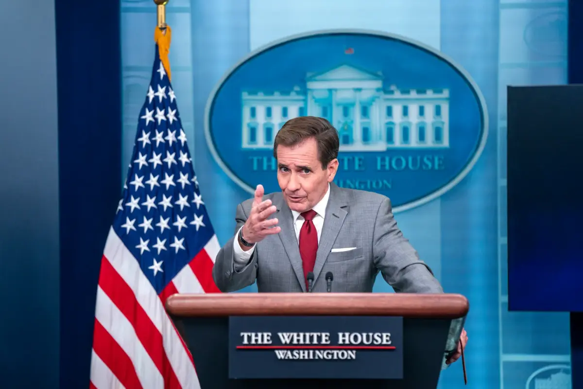 John Kirby, portavoz del Consejo de Seguridad Nacional de Estados Unidos, en una fotografía de archivo. Foto: EFE