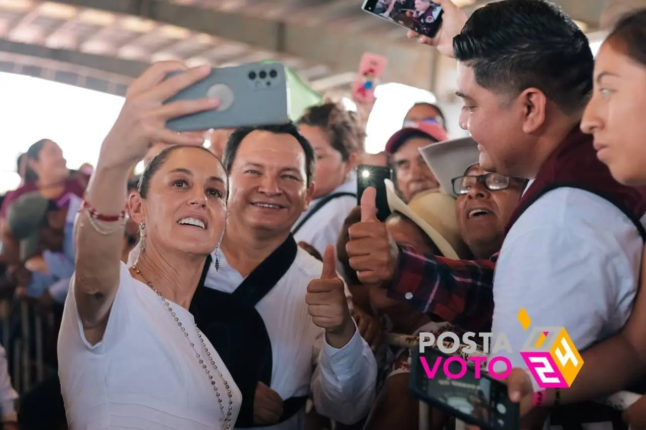 Claudia Sheinbaum llega a Mérida, como parte de su recorrido por el territorio mexicano. Foto: Cortesía