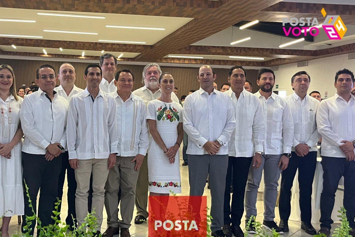 Asegura Claudia Sheinbaum que Yucatán tendrá un desarrollo integral  Foto: Patricia Euan