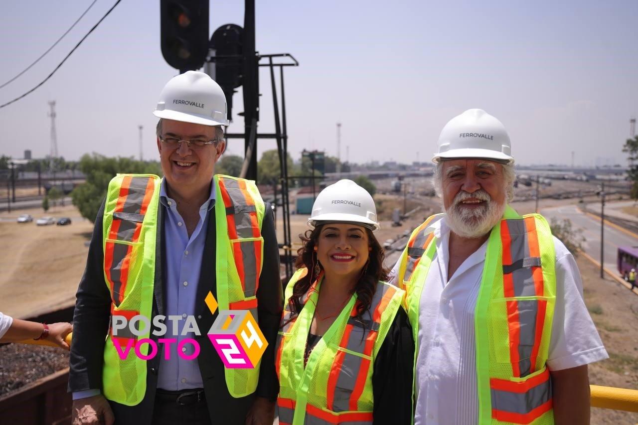 Marcelo Ebrard, Clara Brugada y Alejandro Encinas Foto: X(Twitter) @ClaraBrugadaM