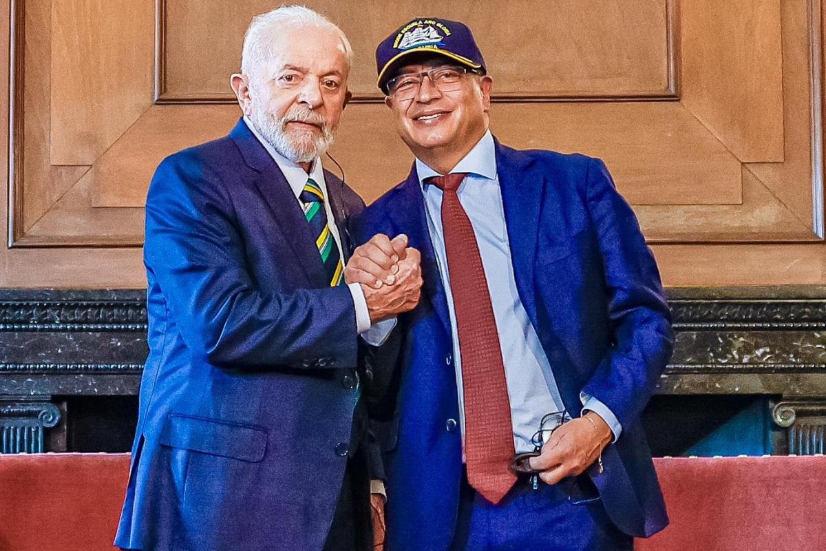 Lula da Silva y Gustavo petro, presidentes de Brasil y Colombia, Foto: X (Twitter) @LulaOficial