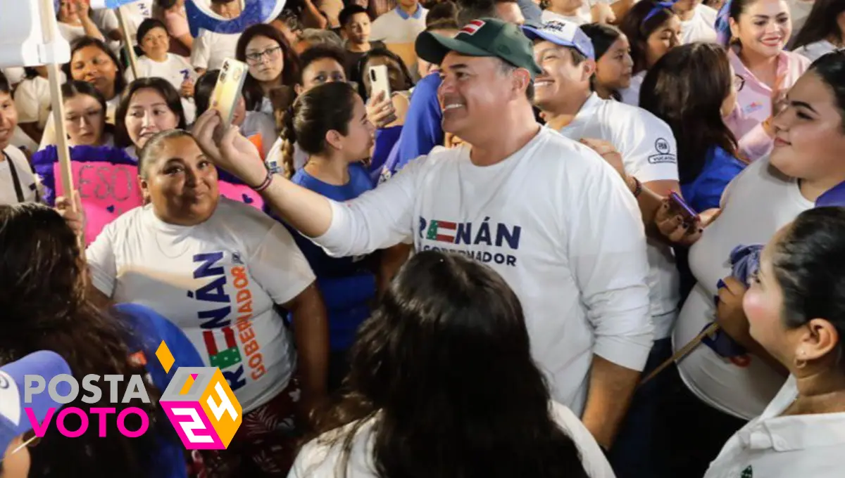 Renán cumplió su día 49 en campaña por todo Yucatán Fotos: Cortesía