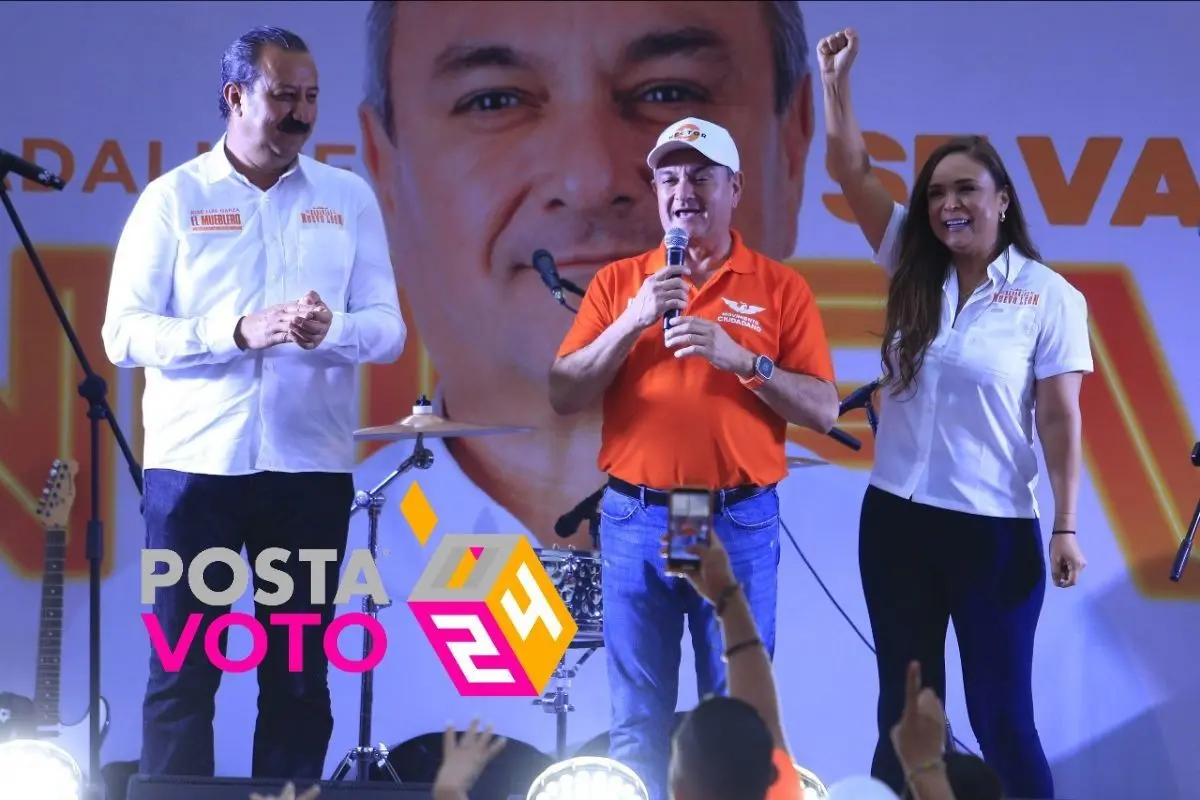 Héctor García presentando su plan para proteger el medio ambiente. Foto: Movimiento Ciudadano