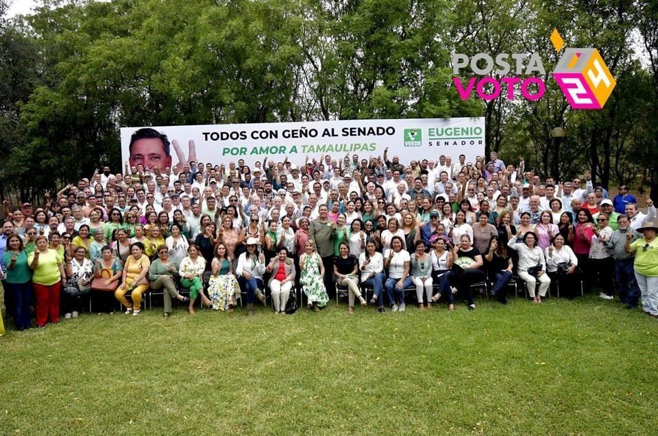 Contigo ganamos todos los tamaulipecos, le dicen a Eugenio Hernández