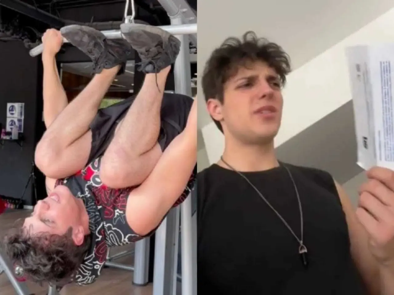 Ricky mostró a sus más de 5.6 millones de seguidores de TikTok, cómo le llegó una multa que le puso el gym por su broma. Foto: TikTok.