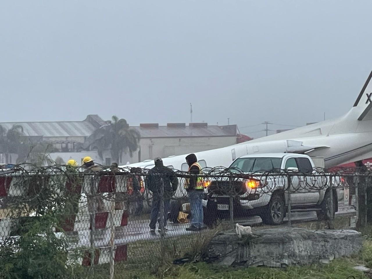 Elementos de la Guardia Nacional, Protección Civil Nuevo León y demás autoridades se dieron cita en el lugar. Foto: PCNL.