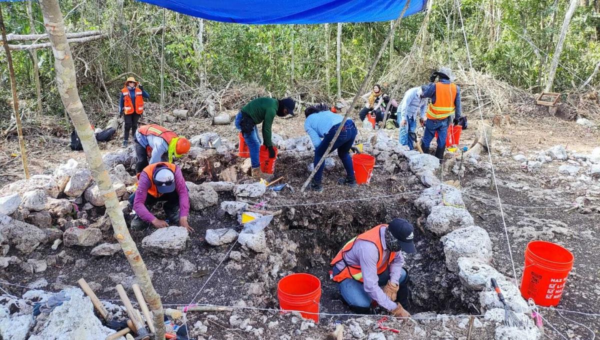 El hallazgo de estas estructuras dará información del modo de vida de los antiguos mayas Fotos: INAH