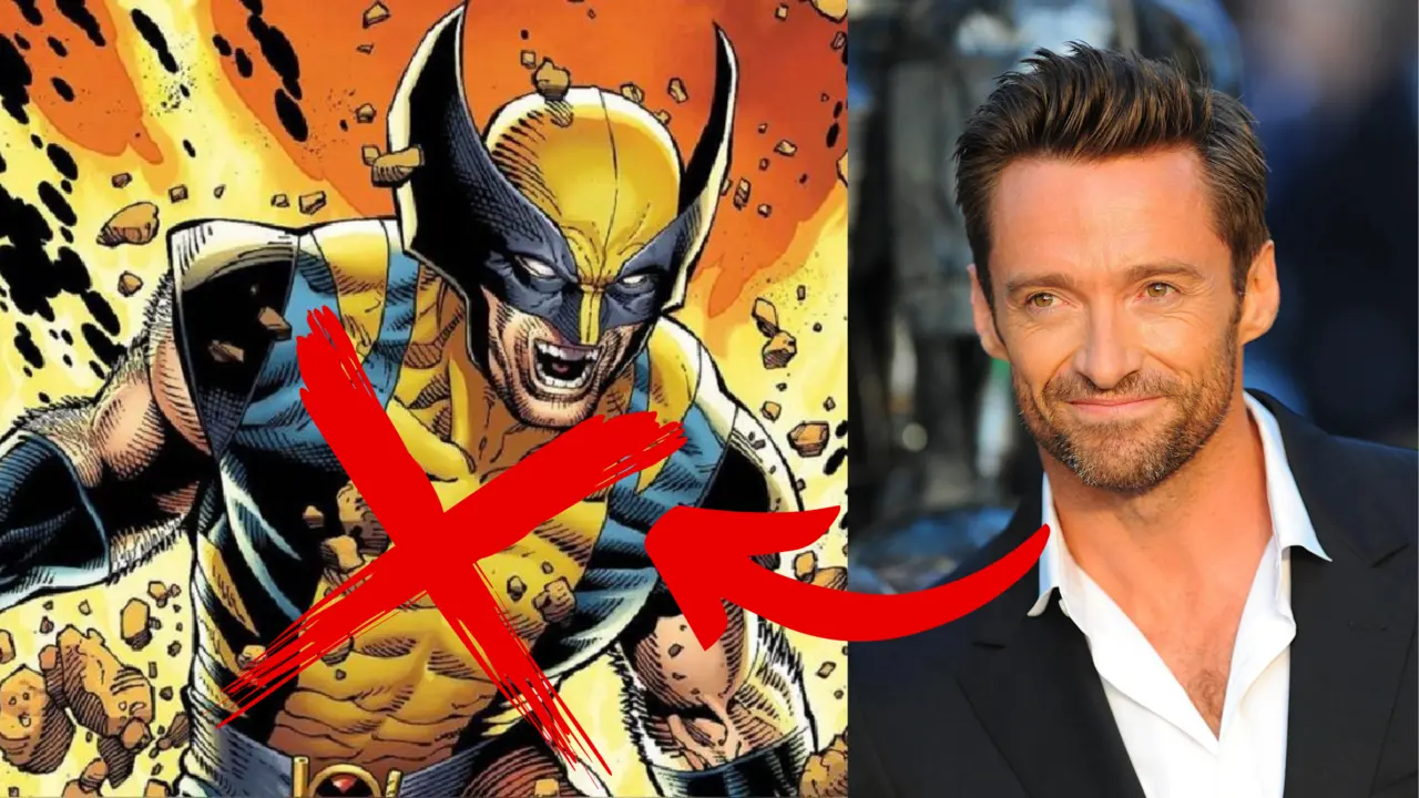 Comic de Wolverine y el actor Hugh Jackman durante una premiere / Foto: Marvel Comics y Wiki X men