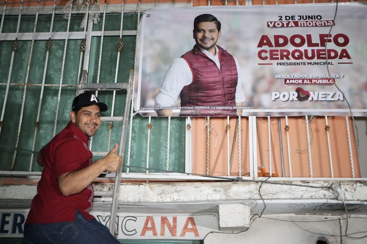 Adolfo Cerqueda Rebollo, candidato a la presidencia municipal de Nezahualcóyotl. Imagen: Cortesía