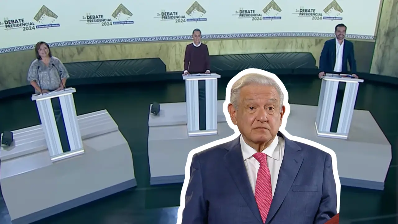 AMLO opina del Segundo Debate Presidencial. Fotot SS de  INETV / SS de @lopezobrador