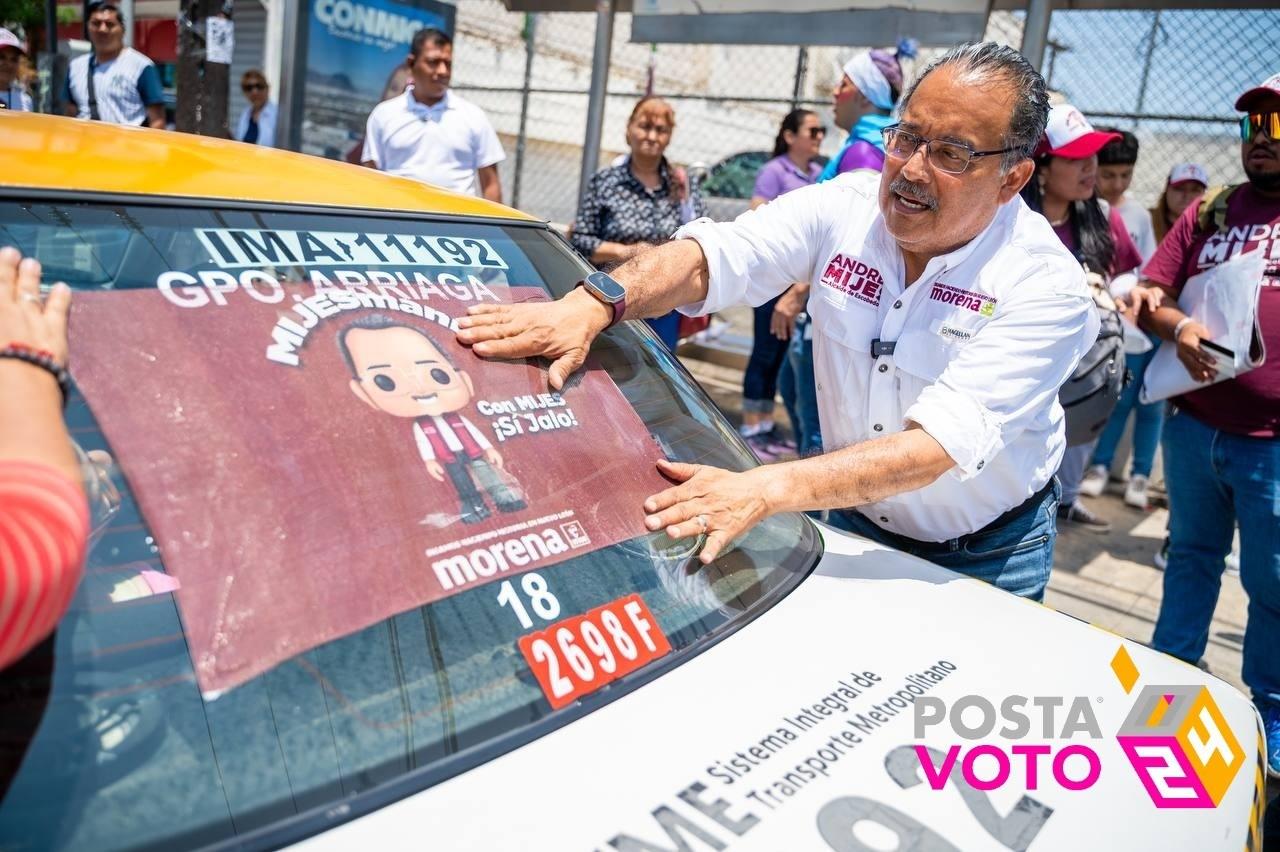 El candidato también se comprometió a dar continuidad a proyectos que fomenten el desarrollo en el ámbito educativo, deportivo, cultural y social. Foto. Especial.